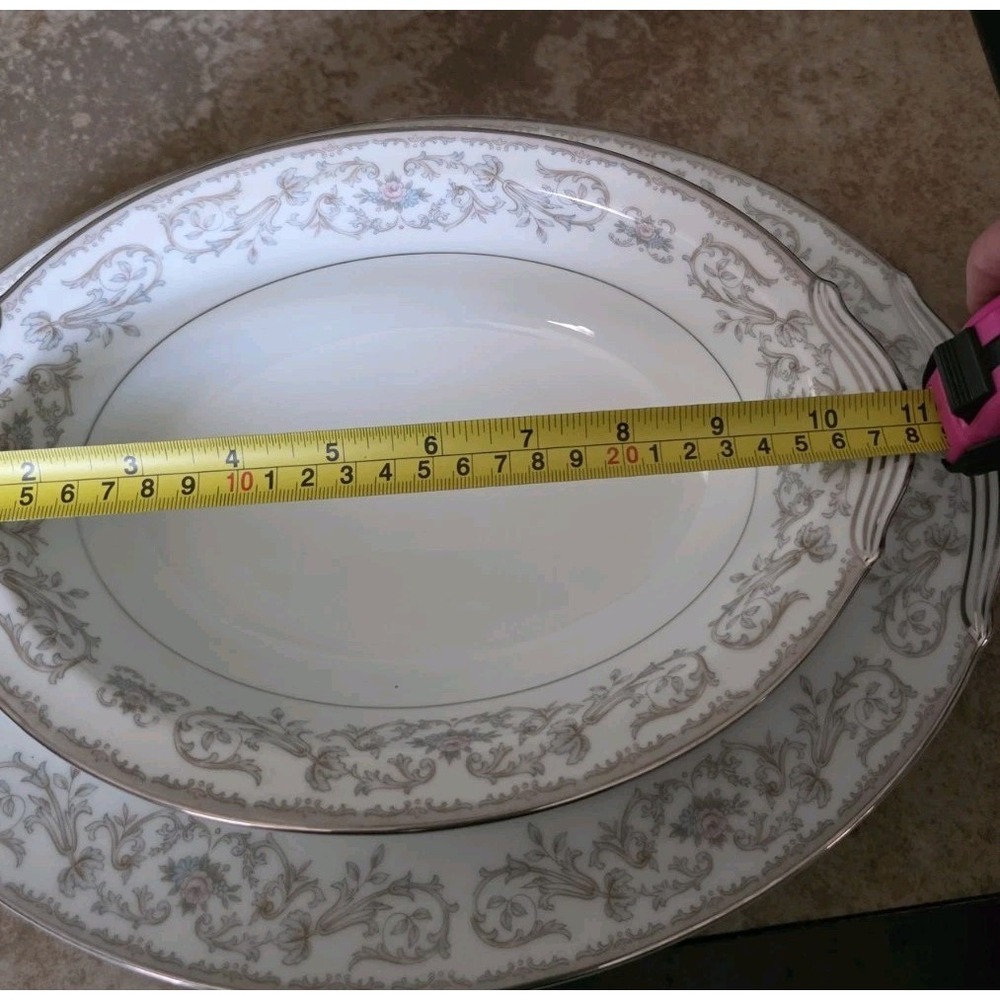 Noritake China Westbrook 5907 Serving‎ Set  Platter, Bowl, Sugar, Creamer  1950s - Picture 5 of 13